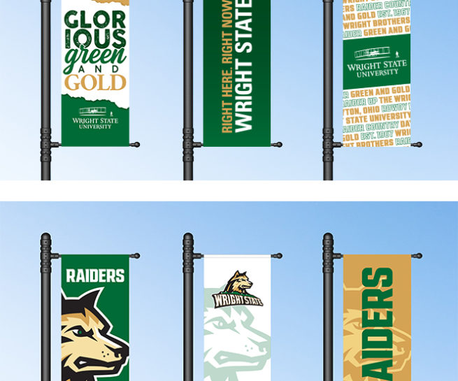 Wright State University Pole Banners